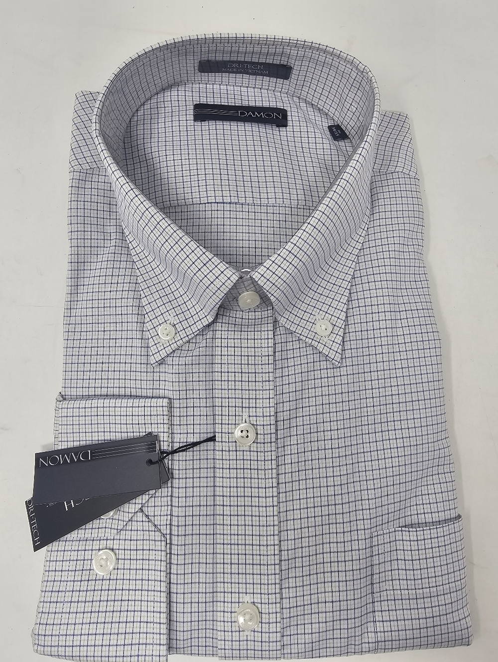 Damon Dri-Tech Mens Long Sleeve Dress Shirt 18 34/35
